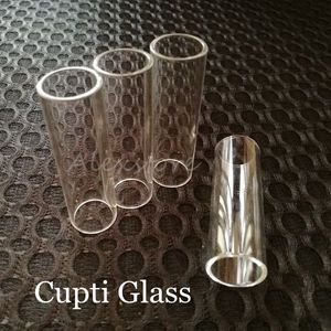 Cupti Glass Replacement Reserve Pyrex Glass Tube för Kanger KangerTech Cupti Tank Atomizer 75W TC Starter Kit 60mm*19mm med tydliga färger