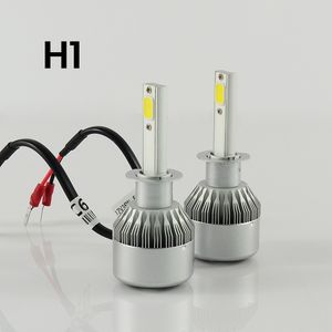 1 Set W LM COB Chip C6 LED Headlight H1 H3 H4 H7 H8 H9 H11 Car LED Headlight Bulb