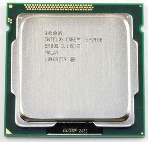 オリジナルIntel I5 2400プロセッサクアッドコア3.1GHz LGA 1155 TDP：95W 6MBキャッシュI5-2400デスクトップCPU