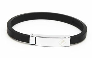 Anti-static Bracelet Titanium Germanium Stone Magnet Bracelet Fashion Sports Energy Silicone Bracelet