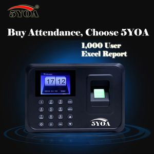 Biometric Fingerprint Time Clock Recorder Attendance Employee Digital Machine Electronic Standalone Punch Reader