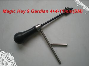 kostenloser Versand HOCHWERTIGES NEUES PRODUKT MAGIC KEY 09 für Guardian 4+4, Elbor-Lazurit- 11 mm (SM) Hauptschlüssel-Decoder-Schlosserwerkzeuge