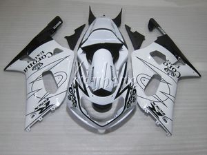 Motorradverkleidungsset für Suzuki GSXR600 01 02 03 weiß schwarzes Verkleidungsset GSXR750 2001 2002 2003 IY02