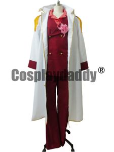Anime One Piece Marines Admiral Sakazuki Admiral Akainu Hela Set Cosplay Kostym med röd kostym