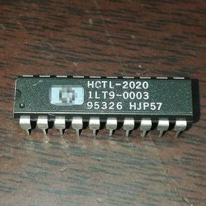 HCTL-2020. HCTL2020 Specialgr￤nssnittskrets IC Dual In-Line 20-stifts DIP-plastpaket PDIP20 Elektroniska komponenter ICS anv￤nds. Avfall