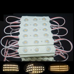 Injection SMD 5630 Led Modules IP65 3 LED 1.5W Led lightbox lighting Warm Nature Cool White Red Blue Waterproof 12V Module rohs