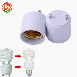 I lager!! GU24 till E26 GU24 till E27 LAMP HOLDER Converter Base Bulb Socket Adapter Fireproof Material LED Light Adapter Converter