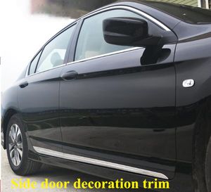 Högkvalitativ ABS Chrome 4st Side Door Decoration Trim Protection Strip för Honda Accord 2013-2015