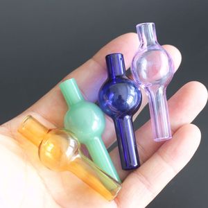 Acessórios coloridos de fumo Bolha Bolha Cabo de Cabo de Cabelo Redondo Dome para XL Espessas Quartz Thermal Banger Nails Tubulações de Água de Vidro Dab Rigs Petróleo