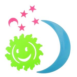 Diy kindermuursticker voor kinderkamers glow in the dark muurstickers home decor woonkamer fluorescerende poster behang LF-056