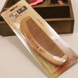 Wholesale boutique natural sandalwood carving comb pattern thickening health factory direct group of comb Hair Brushes