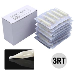 Tattoo Needle Nozzles Tips 3RT Round 50pcs Disposable Tattoo Plastic Tips