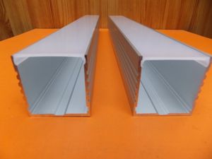 paralumi 2M / PCS 35x35mm estrusione profilo in alluminio leggero a strisce led