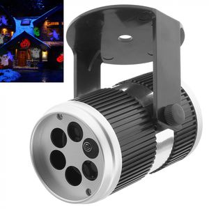 New Holiday Activated Projection Laser Light Moving Dynamic Decoration LED Lamp with 4 Patterns for Halloween / Christmas