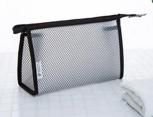 10pcs Pure Mesh Torebka kosmetyczna Kobiety Mężczyźni Eva Storage Białe czarne torby podróży pasujące do hotelu sportowego