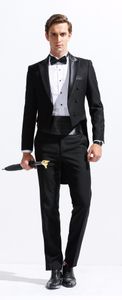 Męska Moda Formalna Sukienka Blazer Tuxedo Garnitur Męski Kostium Zestaw Morality Business Wedding Garnitury Dostosowane Topy + Spodnie .123