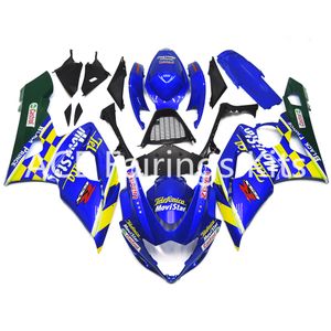 3 kostenlose Geschenke Neue Suzuki GSXR1000 GSXR 1000 K5 2005 2006 05 06 ABS Motorrad Verkleidung Kit Blau gelb grün Stil V30