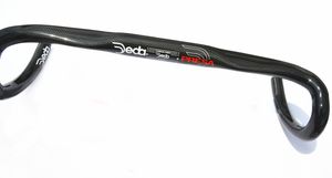 Deda Superstar 3K Carbon Fiber Road Bike Handlebar, 31.8mm, 400/420/440mm, Glossy Black