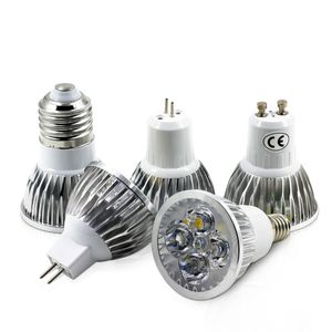 Süper Parlak 5W E27 E14 Gu10 Gu5.3 LED Ampul 110V 220V MR16 12V Spotlar Sıcak Beyaz Işık Lambası