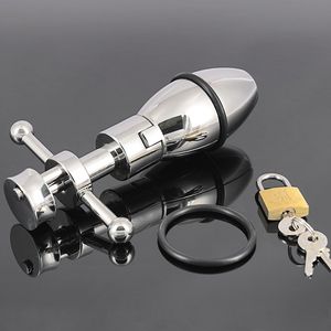 sex doll,A050 stainless steel, opening and closing the court bolt, G point anal daisy plug,small male chastity device,adult toys