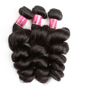 Melhor Cor Natural Cabelo Virgem Brasileiro Ofertas Bundle Bella Onda Solta Tecer Cabelo Humano para Fazer Pruik GreatRemy Moda Cabelo para As Mulheres