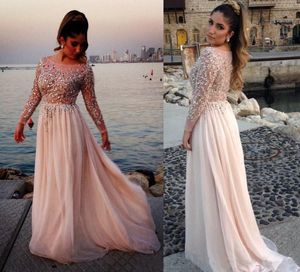 Sexy Lace Sheer Long Evening Dress Formal Occasion Dress Chiffon Beach Dress Sequins Backless Prom Gown Pageant Gown