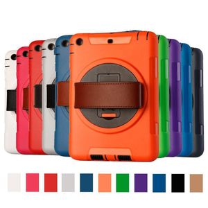 Tablet PC Przypadki 3 w 1 Obrońca Wodoodporna wstrząsy Robot Case Wojskowy Heavy Duty TPU PC Przypadki Pokrywa dla iPada Mini 123 Darmowa Wysyłka