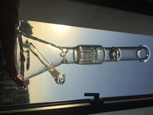 Wholesale tree glass downstem for sale - Group buy Newest Big bong glass beaker with arm tree perc glass bongs diffused downstem oil rigs glass water pipe with mm joint