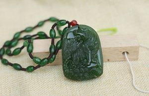 Jasper mountain tiger (talisman). Manual sculpture necklace pendant