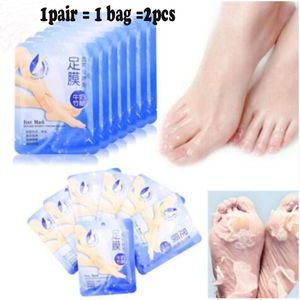 Exfoliating Peel Foot Care Mask Baby Soft Feet Ta bort Hard Dead Skin Callus Care Professional Sox Behandlingar via DHL Gratis Sändning