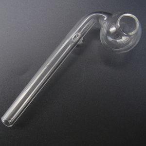 曲面ガラスパイプ 水ギセル オイルバーラー 異なる色のバランサー付きパイプ 水パイプの喫煙色 ロゴ入り結び目 G1