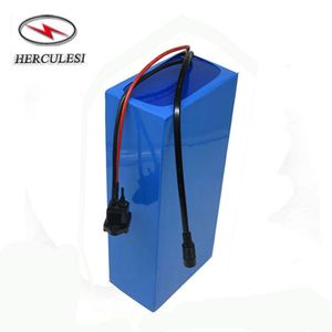 E-Bike Li Ion 26650 5000mAh Hücre 14S8P 51.8V 40Ah Scooter Lityum Batarya Dahili 30A BMS'ye Elektrikli Bisiklet 52V 1500W 1000W için