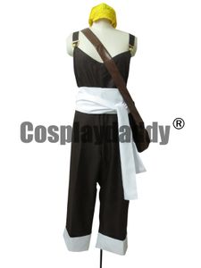 En bit cosplay usopp usoppu bib overalls brun kostym h008