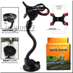 A + qualidade Car Mount Long Arm Suporte Universal Windshield Painel Do Telefone com Ventosa Forte e Braçadeira de 360 ​​graus stands best seller