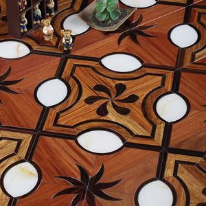 Jade Marmor Golv Kosso Konst Parkett Tile Hardwood Flooring Rosewood Marquetry Medaljong Inlägg Border PVC Keramik Mattor Timber Parketriska Engineered Wall