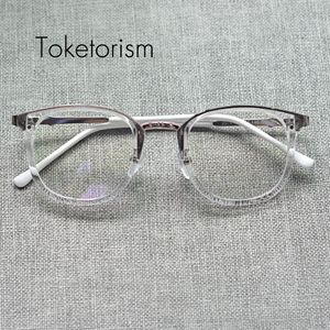 2018 Neue Marke Großhandel - Toketorism Klare Linse Brille Mode feminino Brillenfassungen Männer 4792