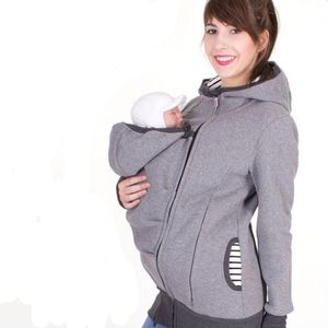 Atacado- Makkrom de Alta Qualidade Parenting Criança 2017 Outono e Inverno Três Características Mãe Canguru Hoodie Mulheres Pullovers Mãe Roupas