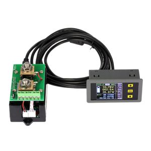 Freeshipping Ammeter Voltmeter Wireless Digital Bi-Directional Spänningsströmkraftmätare Kapacitet Coulomb Counter DC 0,01-100V 0,1-100A