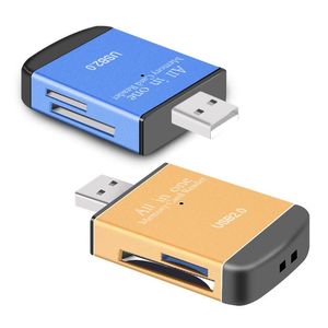USB All in Multi Memory Card Reader For SD Micro SD TF M2 MMC MS PRO DUO