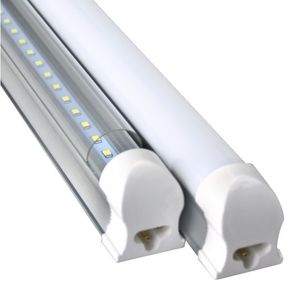 Integrierte LED-Röhren, 2,4 m, 8 Fuß, 45 W, T8-Röhrenlichter, SMD2835, 192 LEDs, hohe Helligkeit, 4800 lm, warmes/kaltes Weiß, mattierte/transparente Abdeckung, 85–265 V