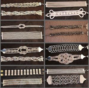 10pcs / lot style style cristal strass bracelets pour bricolage artisanat bijoux cadeau CR003 gratuit shipp