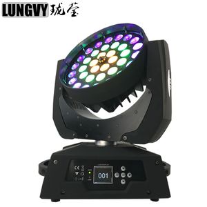 36 Watt Led Moving Head Zoom Light Wash Lighting RGBWA UV in1 Color Dj Lighting Pro Stage Wash Zoom Light