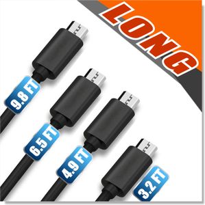 Cavo micro USB premium 2A ad alta velocità Cavi tipo C Powerline 4 lunghezze 1M 1.5M 2M 3M Sincronizzazione Ricarica rapida USB 2.0 per smartphone Android