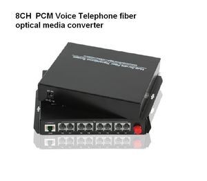 Convertitore ottico a fibra ottica a canali CH CH PCM per telefono vocale di alta qualità con Ethernet Pair FC single mode Km