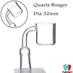 Quartz Banger Nail Bowl Fia Flat Top Rökning Tillbehör 10/19 / 19mm Man / Kvinna Polerad Fog För Glas Bang Dab Rigs