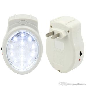 Rechargeable Home Wall Emergency Light Power Failure Lamp Bulb US Plug 110-240 V E00195 BARD