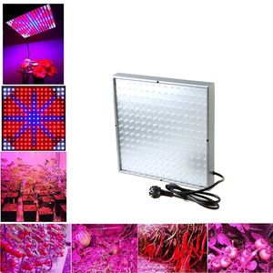 225LEDS LED Hydroponic Plant Grow Light Full Spectrum LED Takpanel Ljus för Blommig Vegetabilisk Växande Växt Tillväxt Ljus 15W