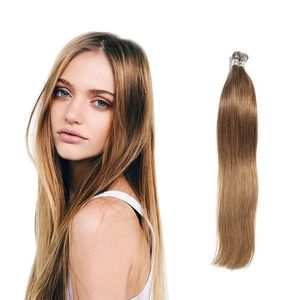 Wholesale vogue hair resale online - Pre bonded I tip Hair Extensions Peruvian Human Hair Keratin Fusion Vogue Hair Extensions color Available g strand