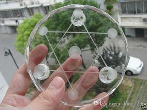 Nova placa de 7 estrelas Cura Esfera De Cristal De Quartzo Asiático Esfera Stand Hot