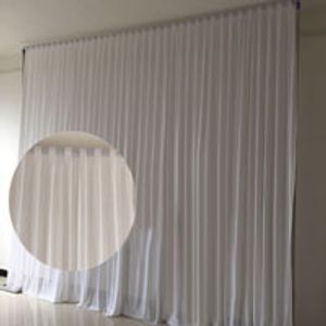 SilkCraft 3x3m Wedding Backdrop Curtain - White & Colorful, High Quality, Free Shipping